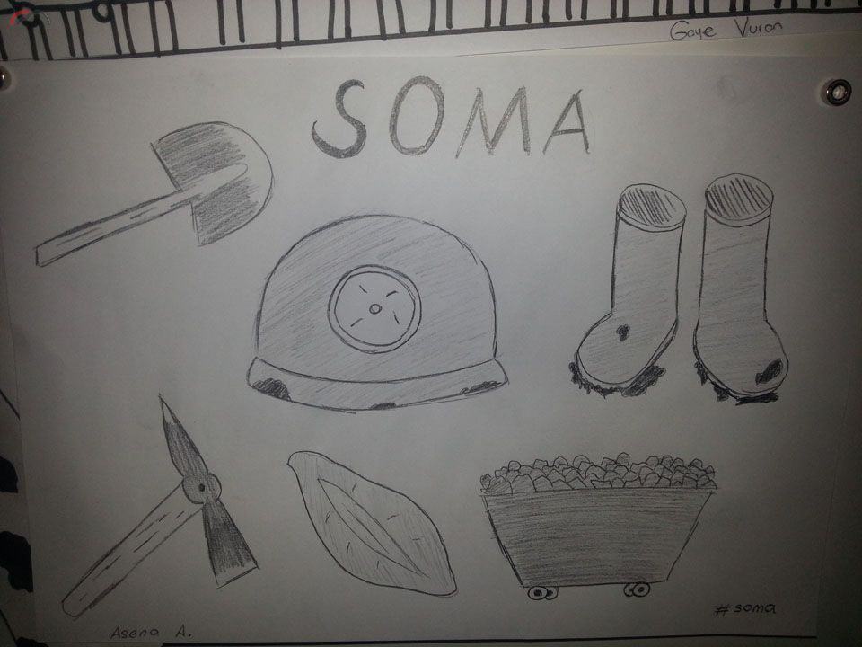 Soma İçin Öğrencilerimizin Çalışmaları